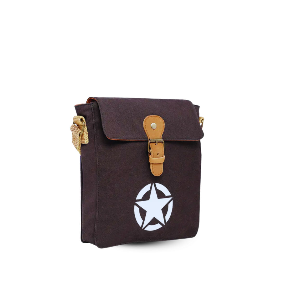 Black Unisex Compact Messenger Bag for Everyday Use 192